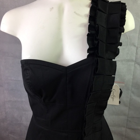 Women's Jessica Simpson Size 6 One Sleeve Dress K - Picture 5 of 7